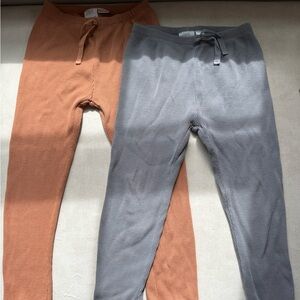 Zara Kids' Sweatpants Set of 2 - Orange and Gray